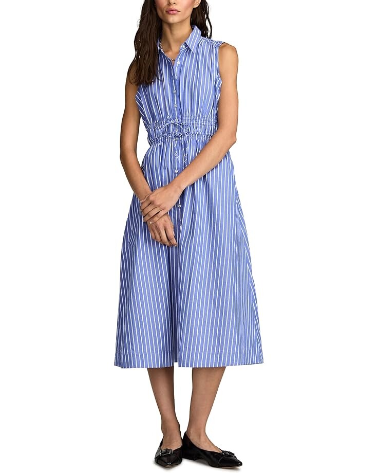 

Платье Lucky Brand Cinch Waist Shirt, цвет Blue Stripe