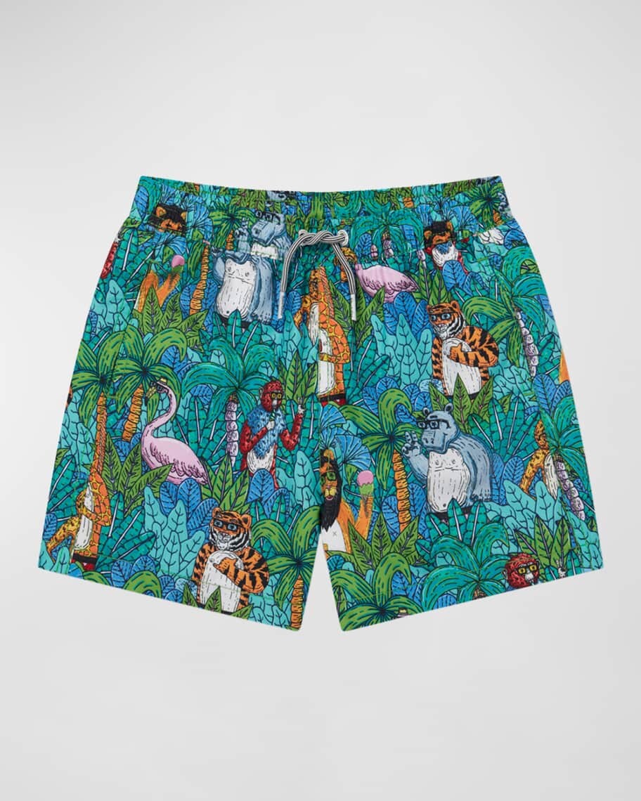 

Плавки Mulga с принтом джунглей Boardies Apparel, мультиколор