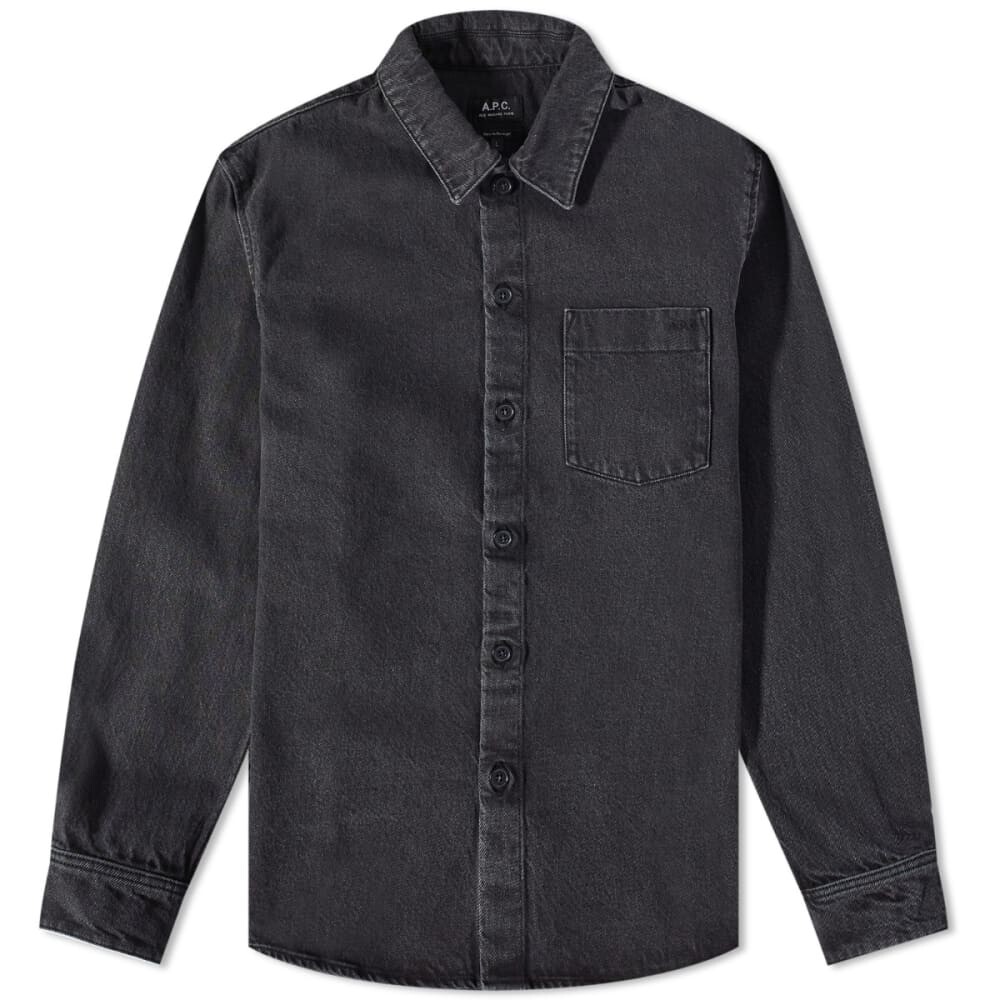 

A.P.C. Джинсовая рубашка Vittorio, черный