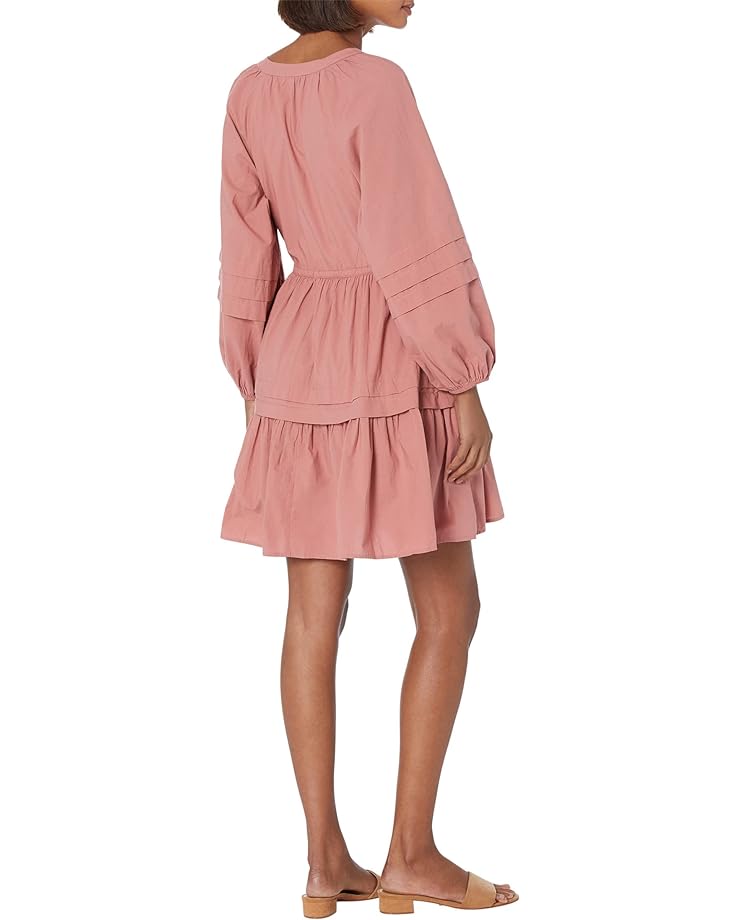 Платье Madewell Crinkle Poplin Wrap Mini Dress, цвет Vintage Quartz