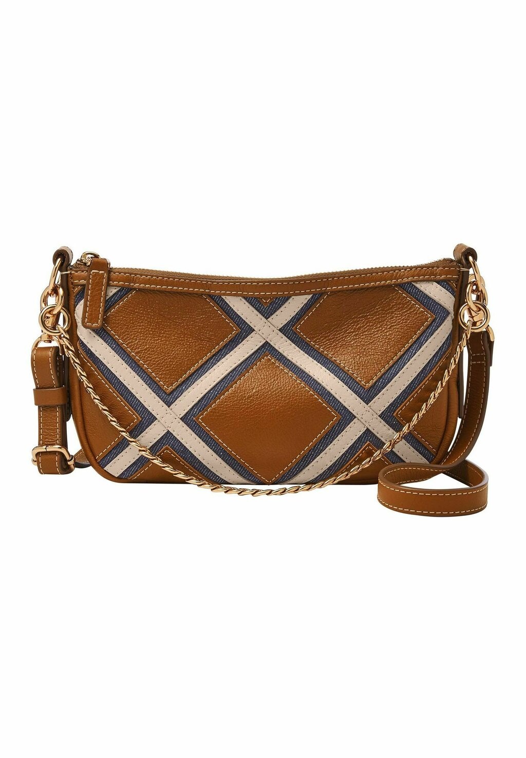 

Сумка через плечо Jolie Fossil, цвет brown patchwork