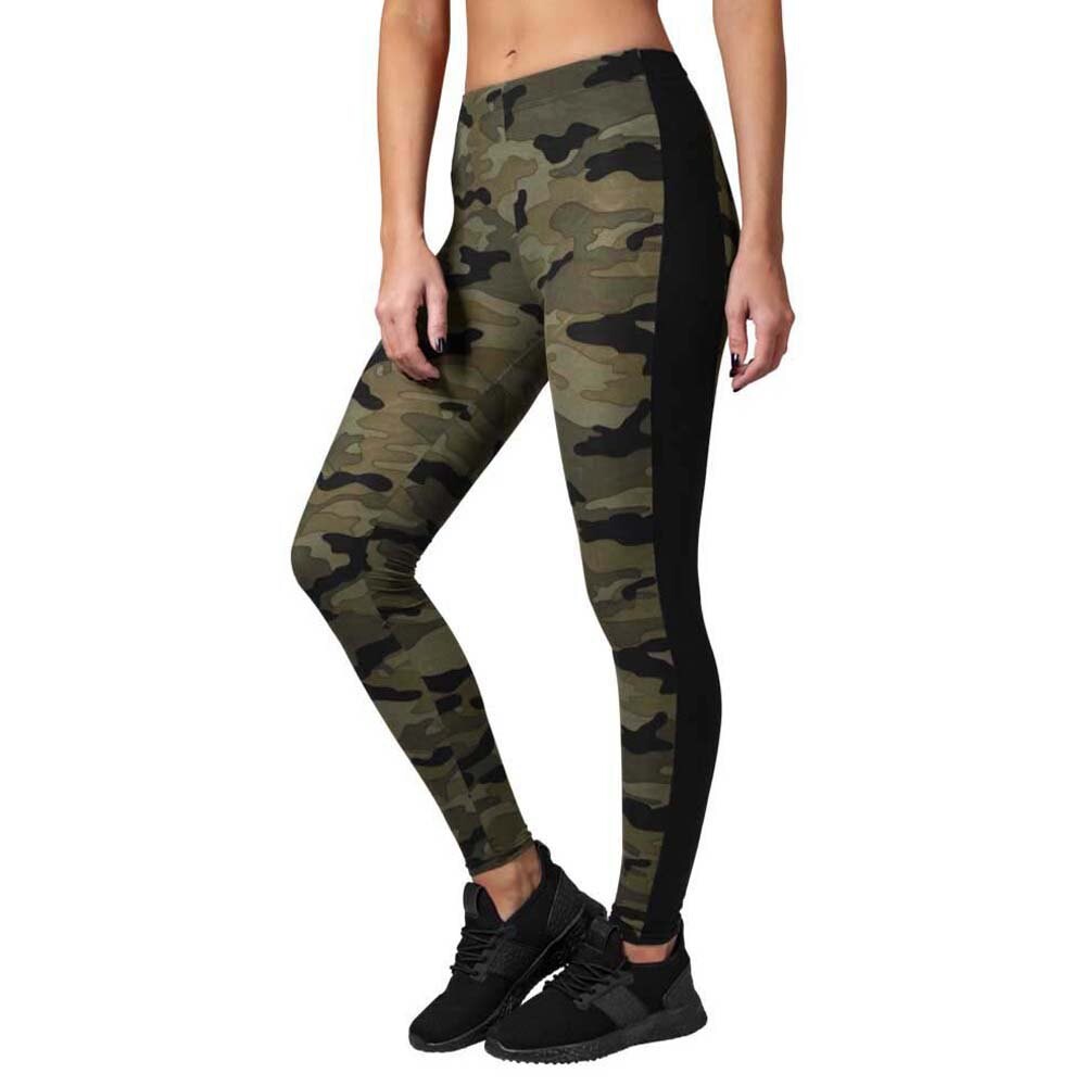 

Леггинсы Urban Classics Camo Stripe, зеленый