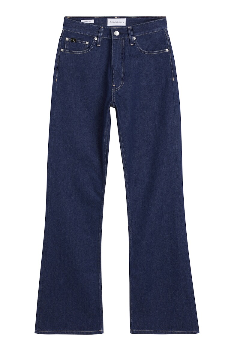 

Слегка укороченные джинсы с завышенной талией Calvin Klein Jeans, синий