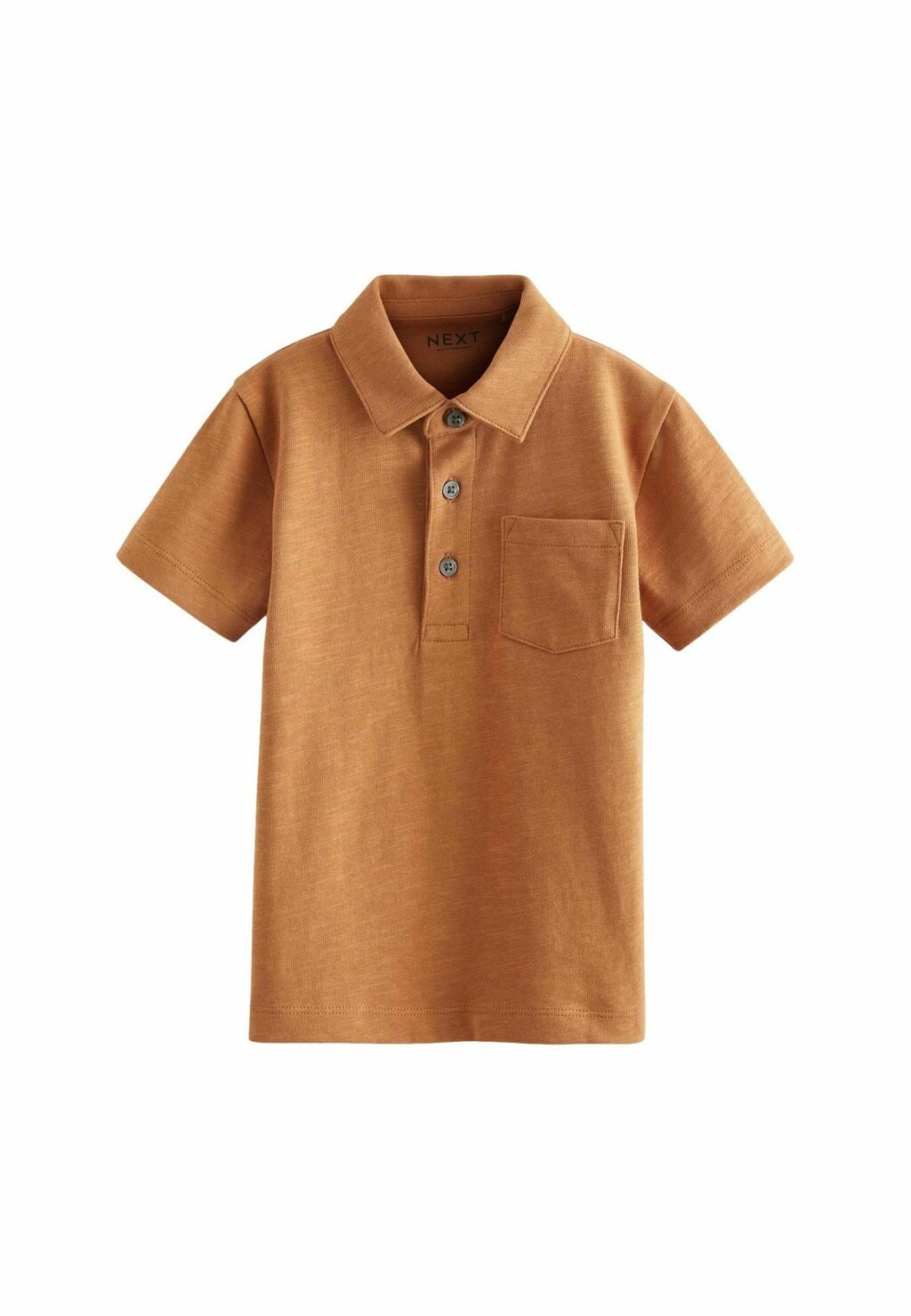 

Рубашка-поло SHORT SLEEVE REGULAR FIT Next, цвет rust brown