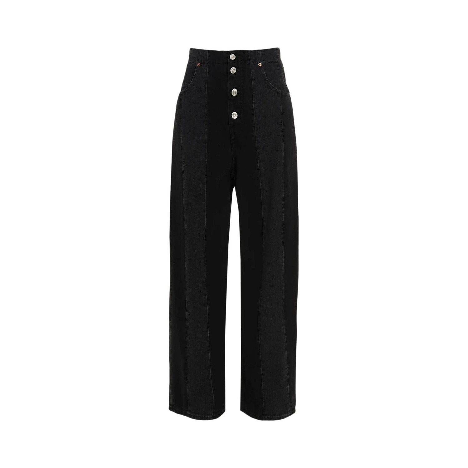 

Джинсовая ткань MM6 Maison Margiela, цвет Черный