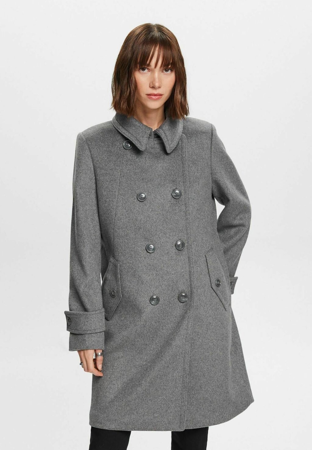 

Классическое пальто Esprit, бронзовый, Коричневый