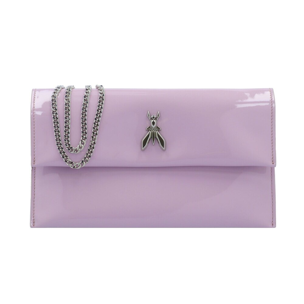 

Клатч Patrizia Pepe Fly Glossy, фиолетовый