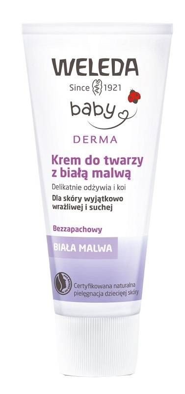 цена Weleda Baby Derma крем для лица для детей, 50 ml
