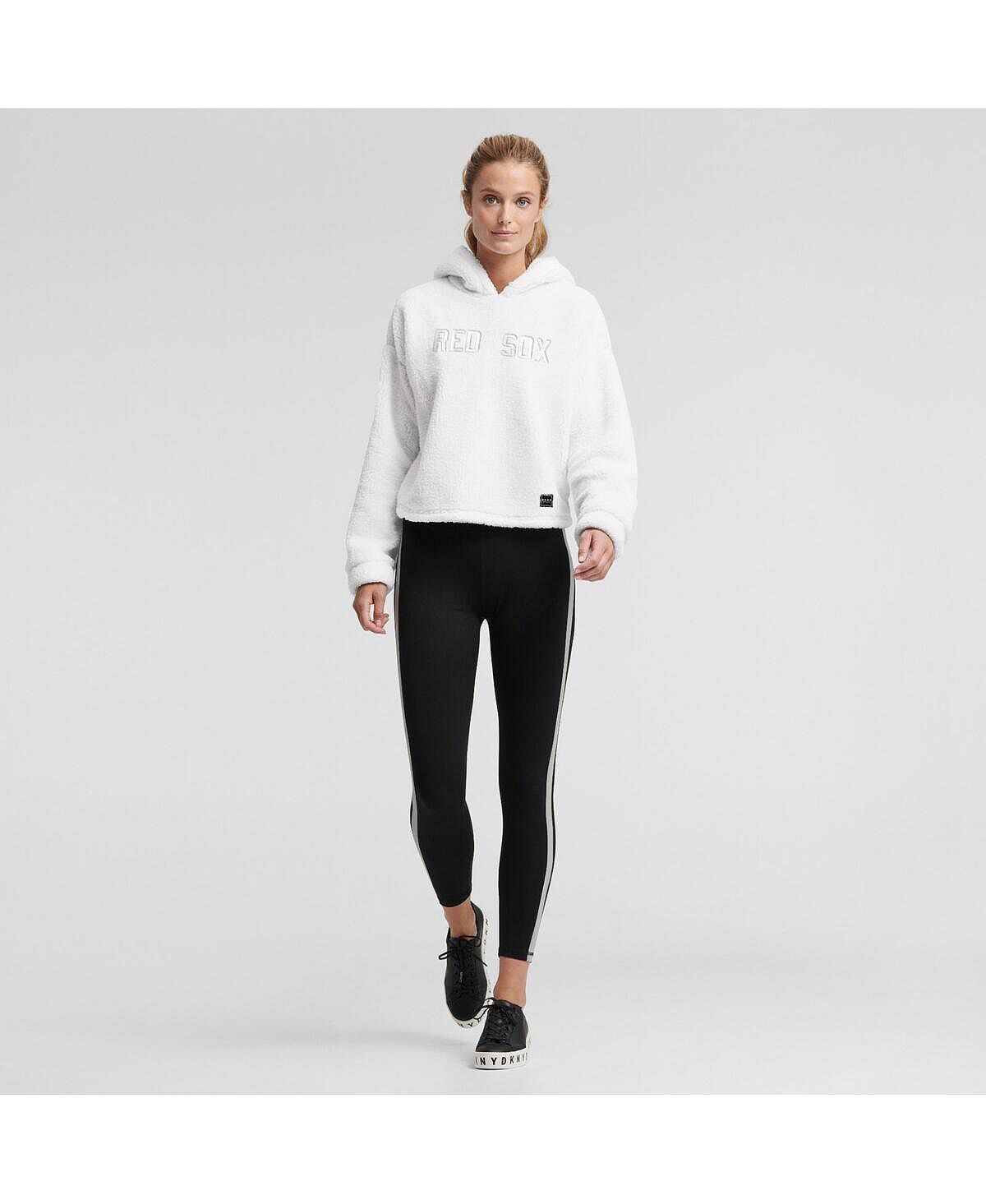 

Женская белая толстовка с капюшоном Boston Red Sox Cozy Pullover DKNY, белый