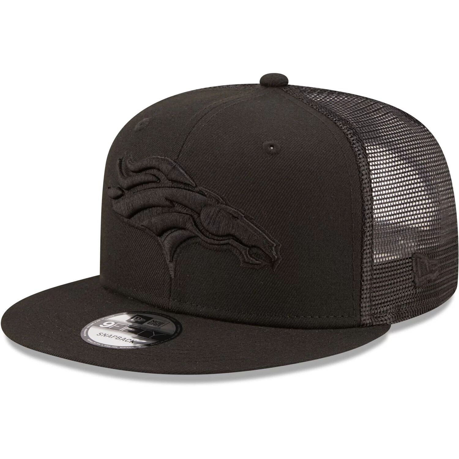 

Мужская черная кепка New Era Denver Broncos Classic 9FIFTY Trucker Snapback