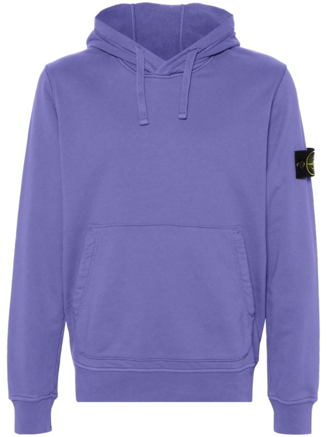 

Stone Island худи с нашивкой Compass, фиолетовый