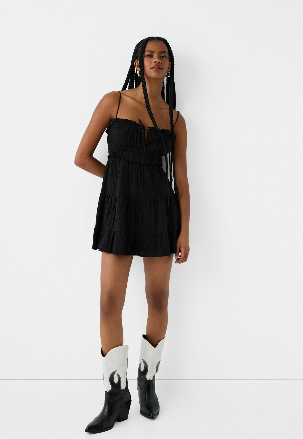 

Дневное платье Bershka, черный
