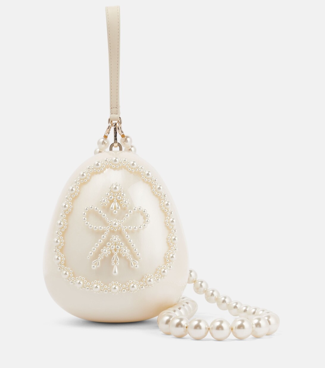 

Большая сумка через плечо Fabergé Egg Simone Rocha, белый