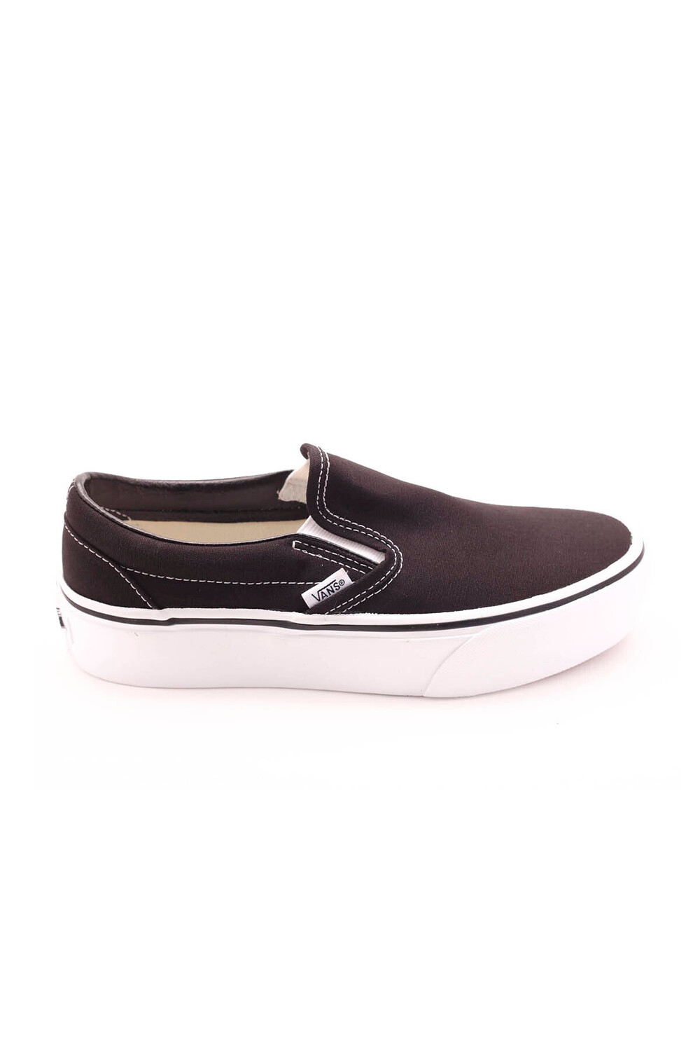 

Черные женские классические кроссовки без шнуровки на платформе Ua Vans, черный