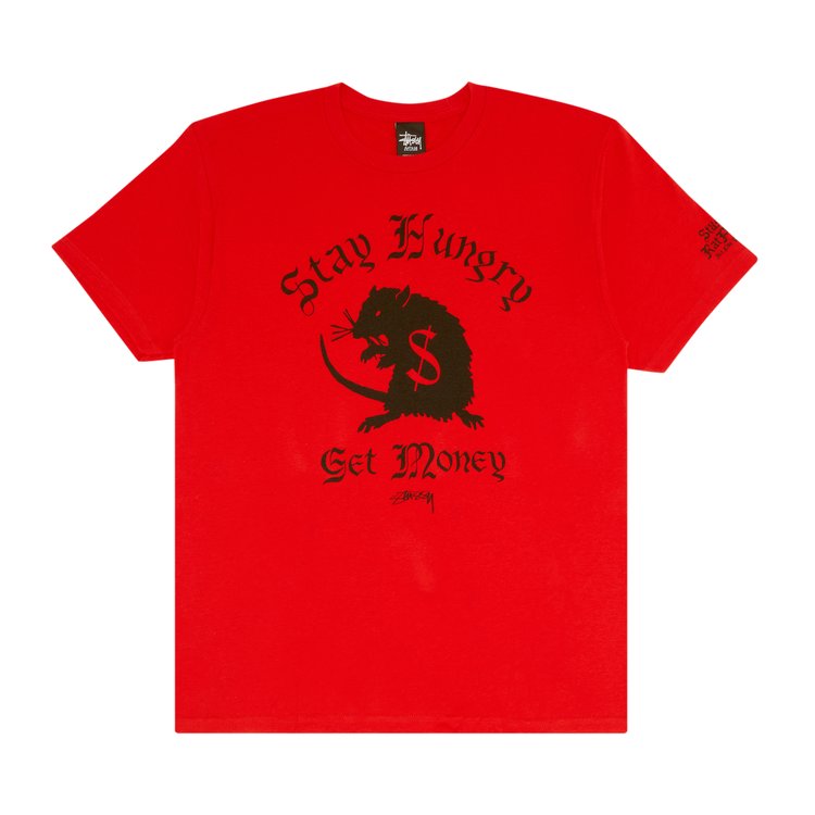 Футболка Stussy Stay Hungry 'Brite Red', красный twisted sister stay hungry