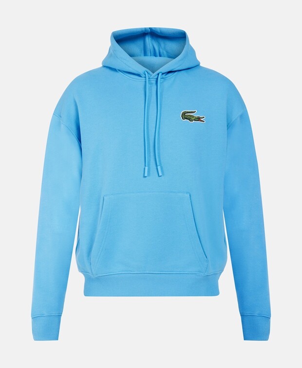 

Худи с капюшоном Lacoste, синий