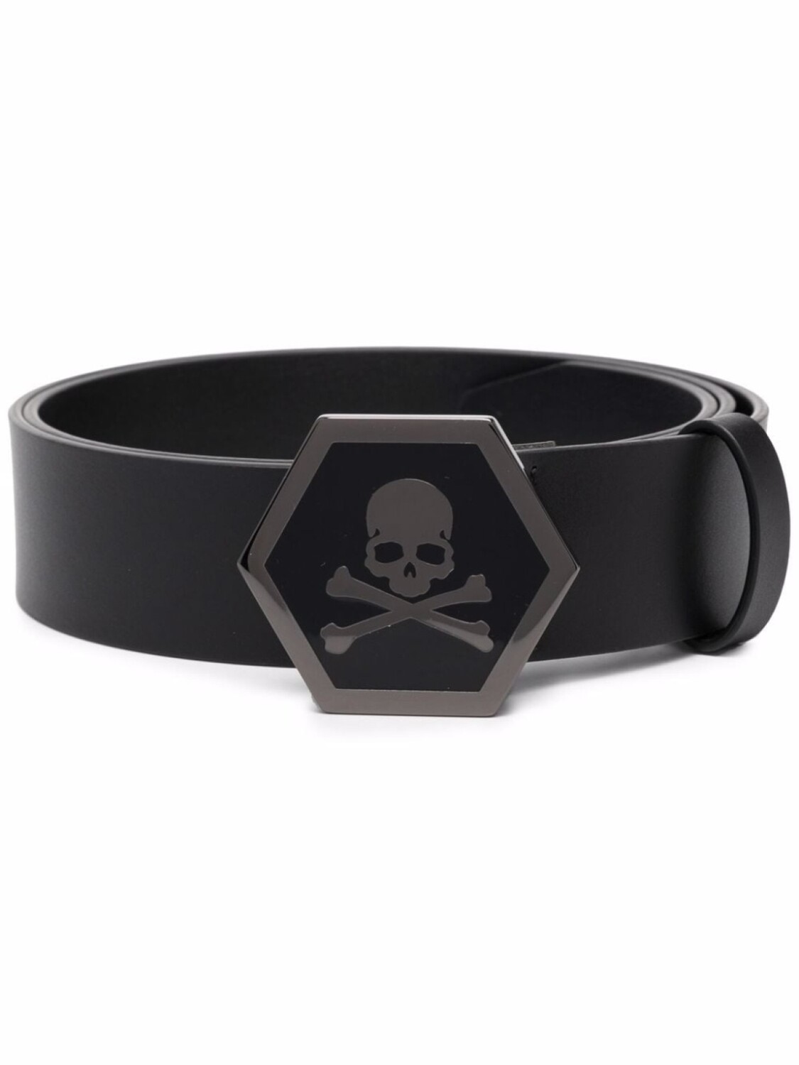 

Philipp Plein ремень с пряжкой Skull, черный