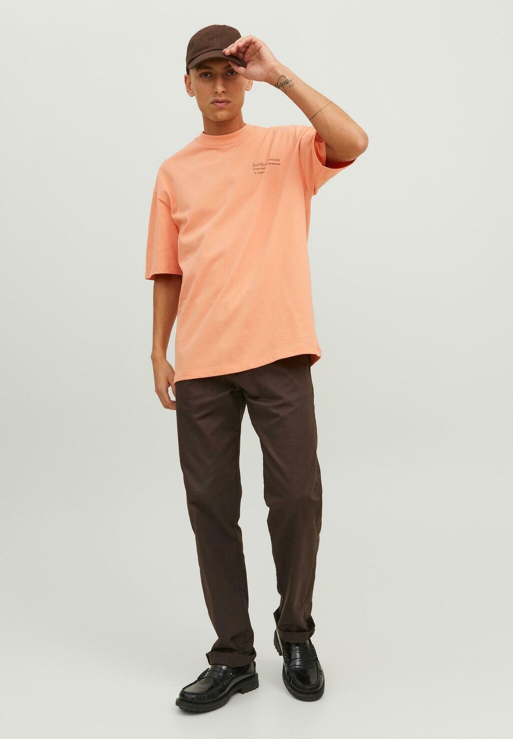 

Футболка с принтом Jack & Jones, оранжевый