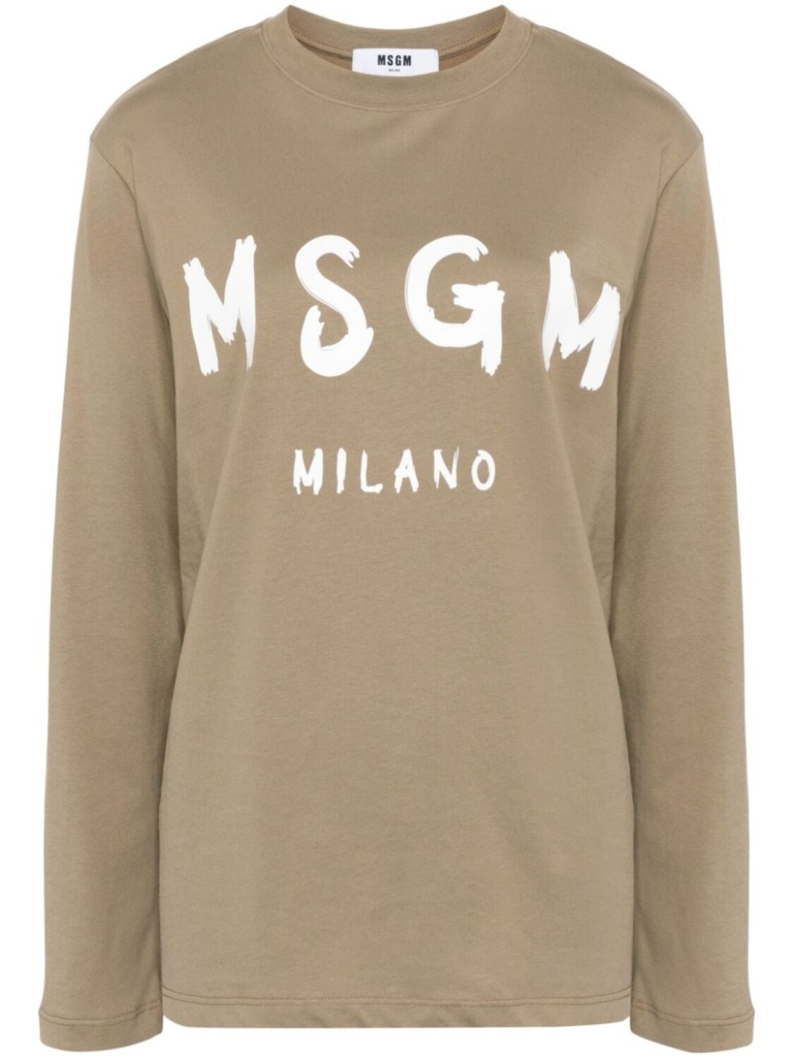 

MSGM футболка из хлопка с логотипом, зеленый