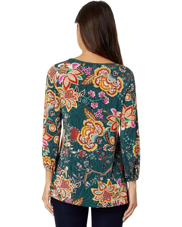 

Топ Johnny Was Orizaba Puff Sleeve Top, мульти