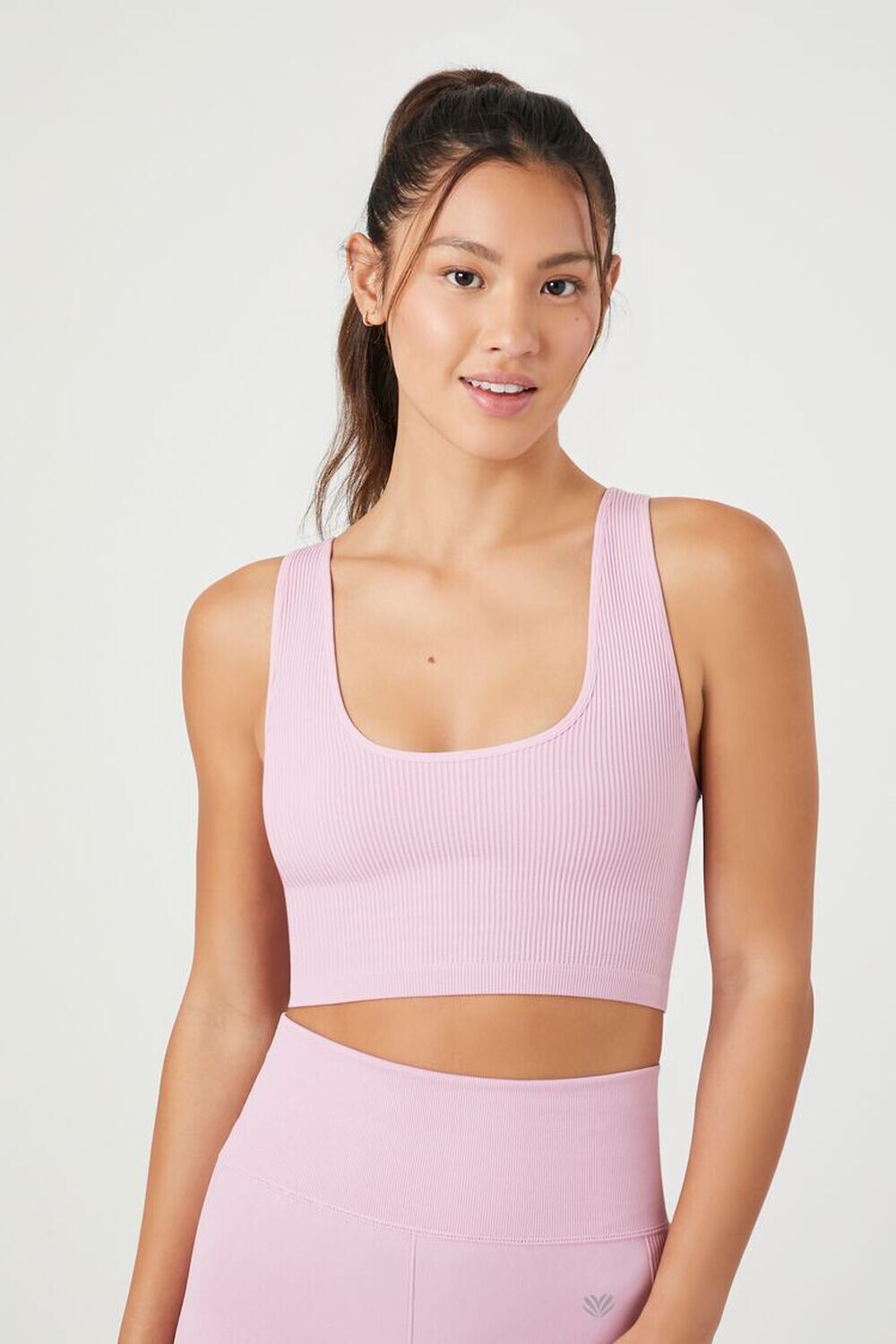

Бесшовный удлиненный спортивный бюстгальтер Forever 21