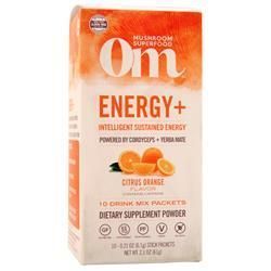 om mushrooms Energy+ Смесь для напитков Цитрус Апельсин 10 шт. суперпродуктовая мастер смесь om mushrooms 90 г