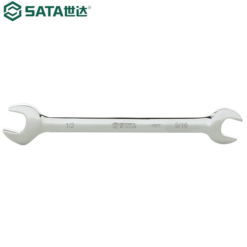 SATA 41103 дюймовый полностью полированный двойной рожковый ключ 1/2