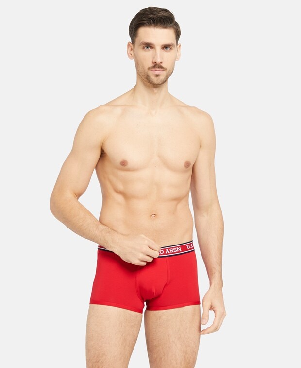 

Боксеры, комплект из 4 шт. U.S. Polo Assn., красный