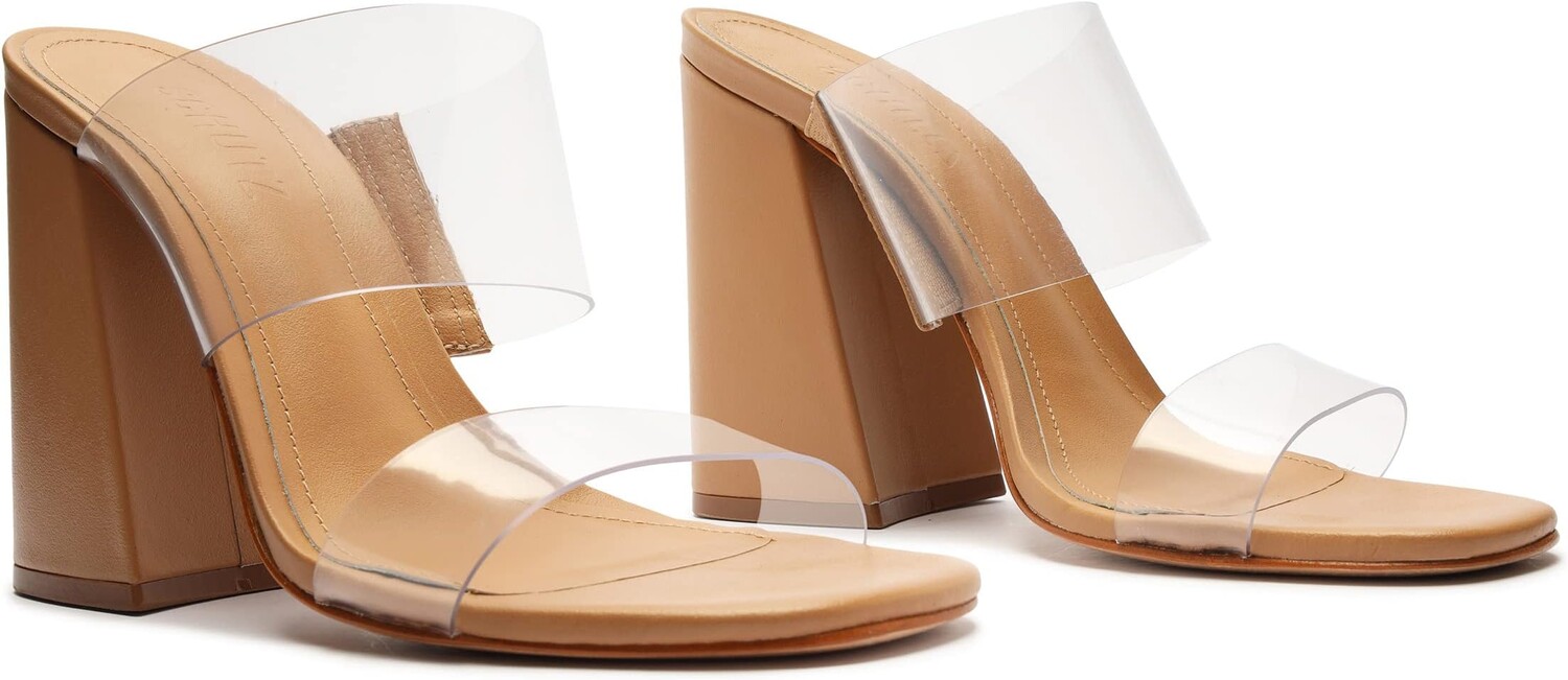 

Босоножки Victorie High Block Schutz, цвет Transparente (Honey Beige)