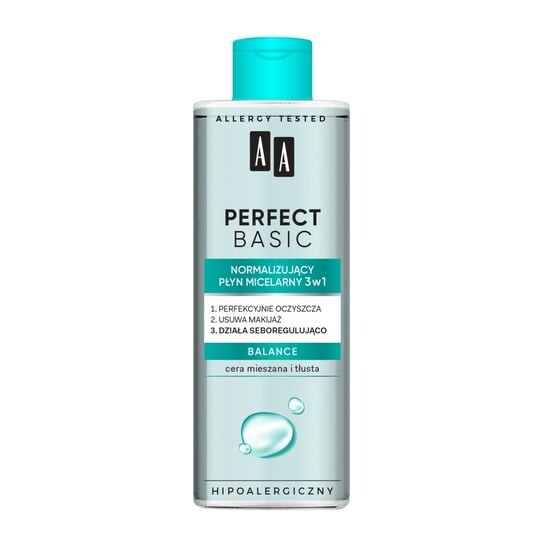 

Нормализующая мицеллярная жидкость 3в1 Balance 200мл AA, Perfect Basic