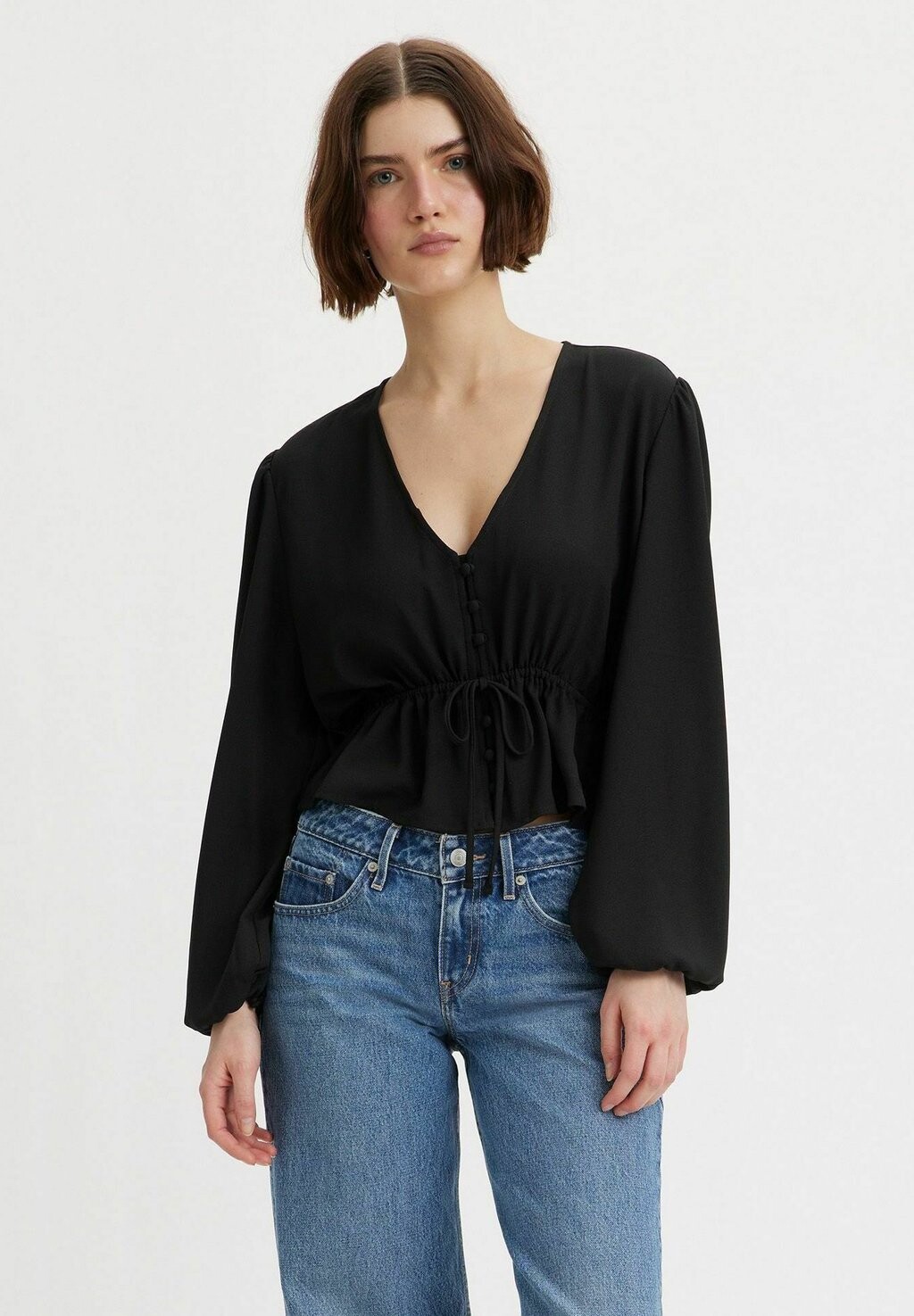 

Блузка Levi's LISA LS CAVIAR, цвет caviar