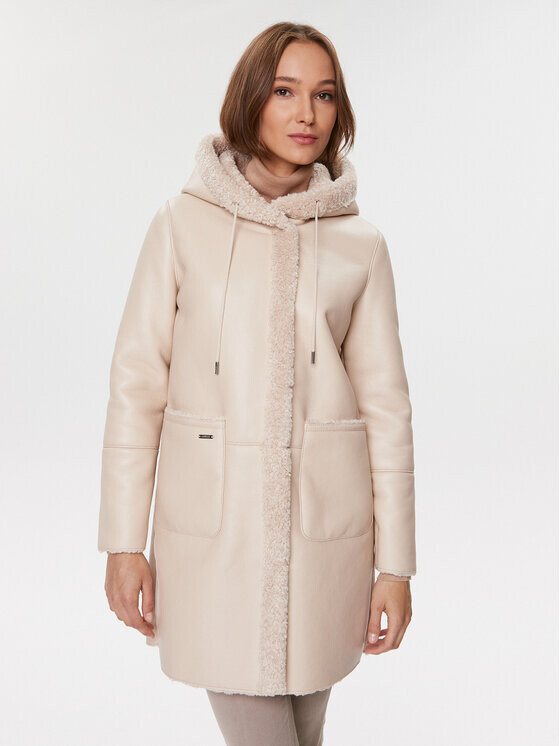 

Джинсы клеш Guess, бежевый