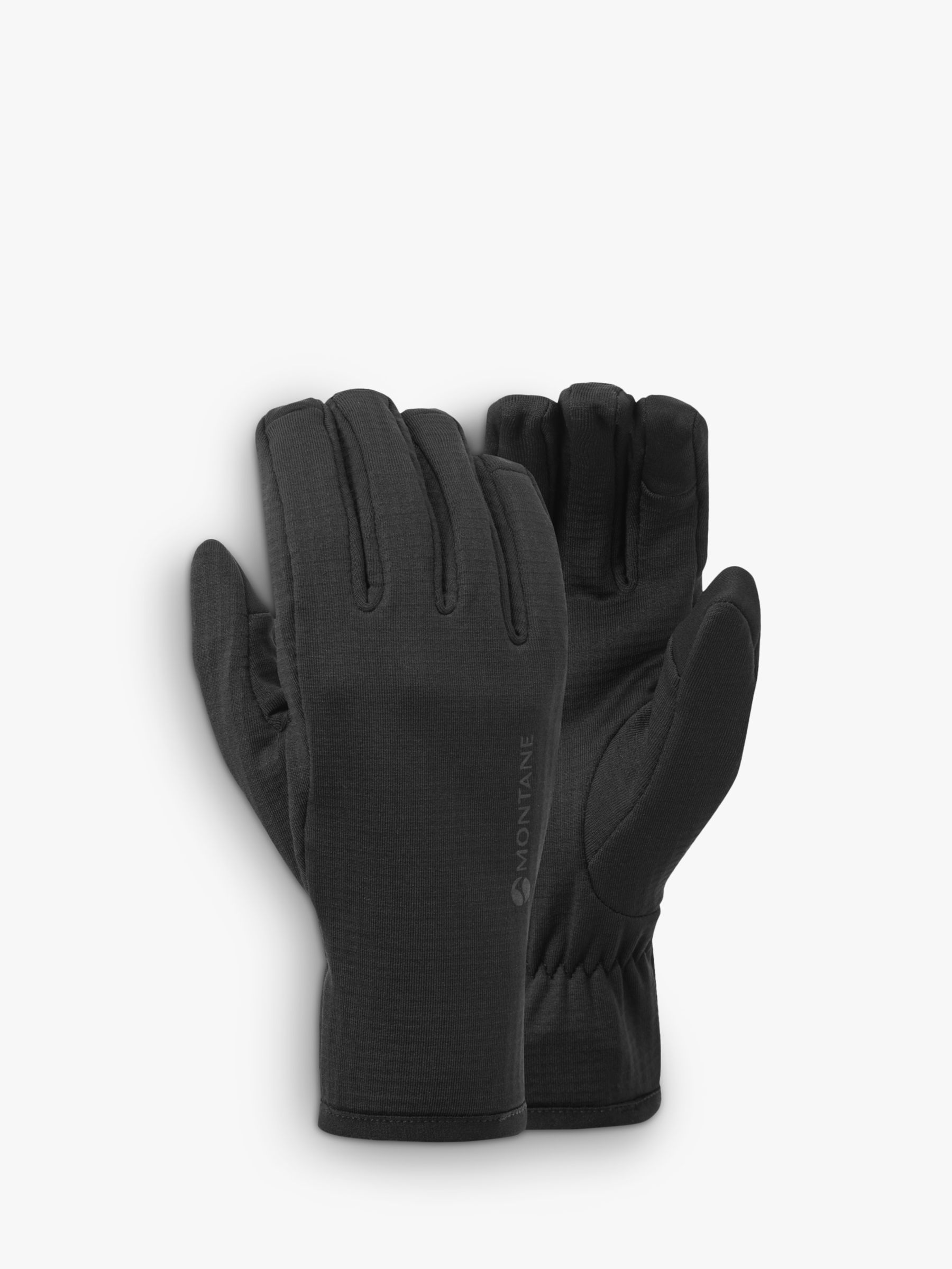 Мужские перчатки из эластичного флиса Protium Montane, черный перчатки montane protium stretch fleece черный