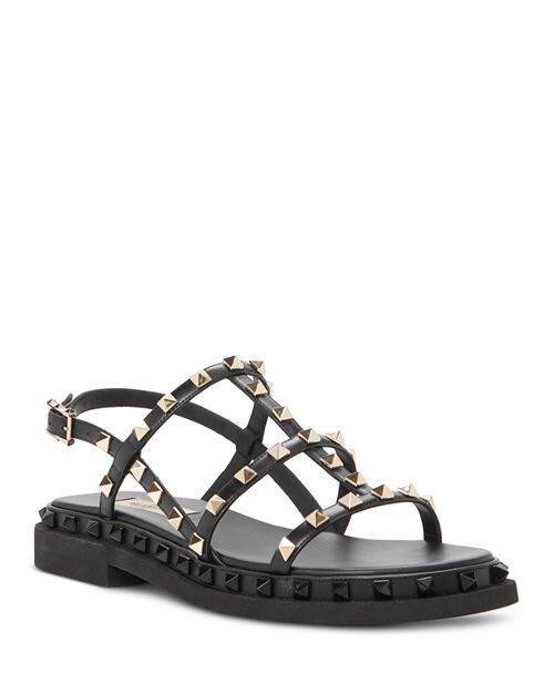 

Женские босоножки с декорированными ремешками Valentino Garavani, цвет Black