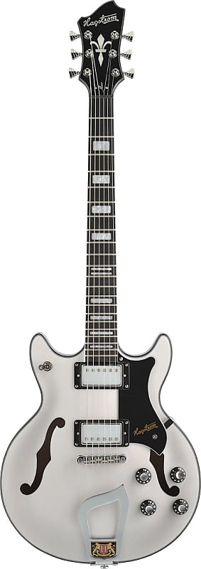 

Электрогитара Hagstrom Alavar Compact Semi-Hollow Body. Swedish Frost Gloss Finish