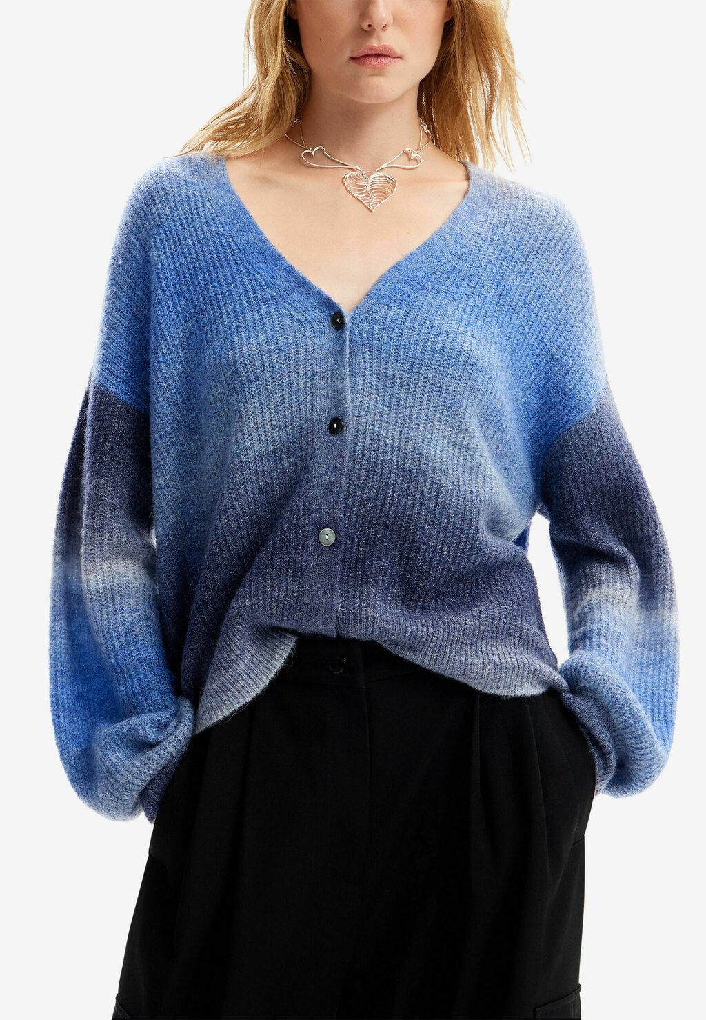 

Кардиган Desigual DÉGRADÉ, синий