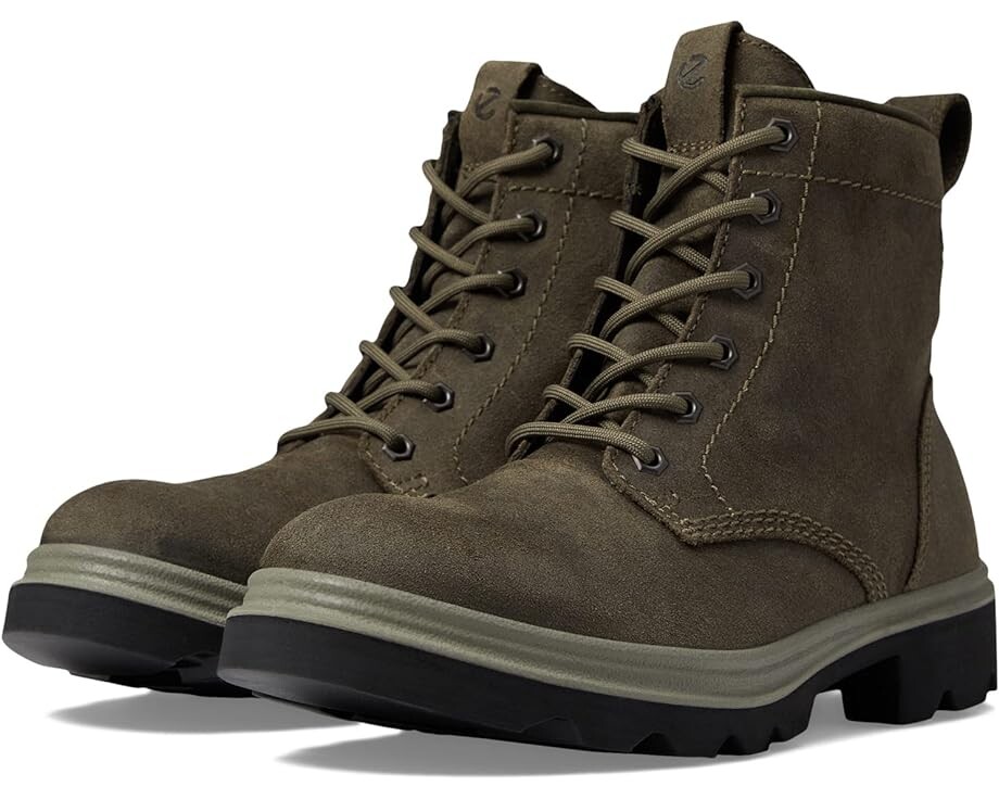 

Ботинки ECCO Grainer Hydromax and Warm Lined Lace Boot, цвет Tarmac