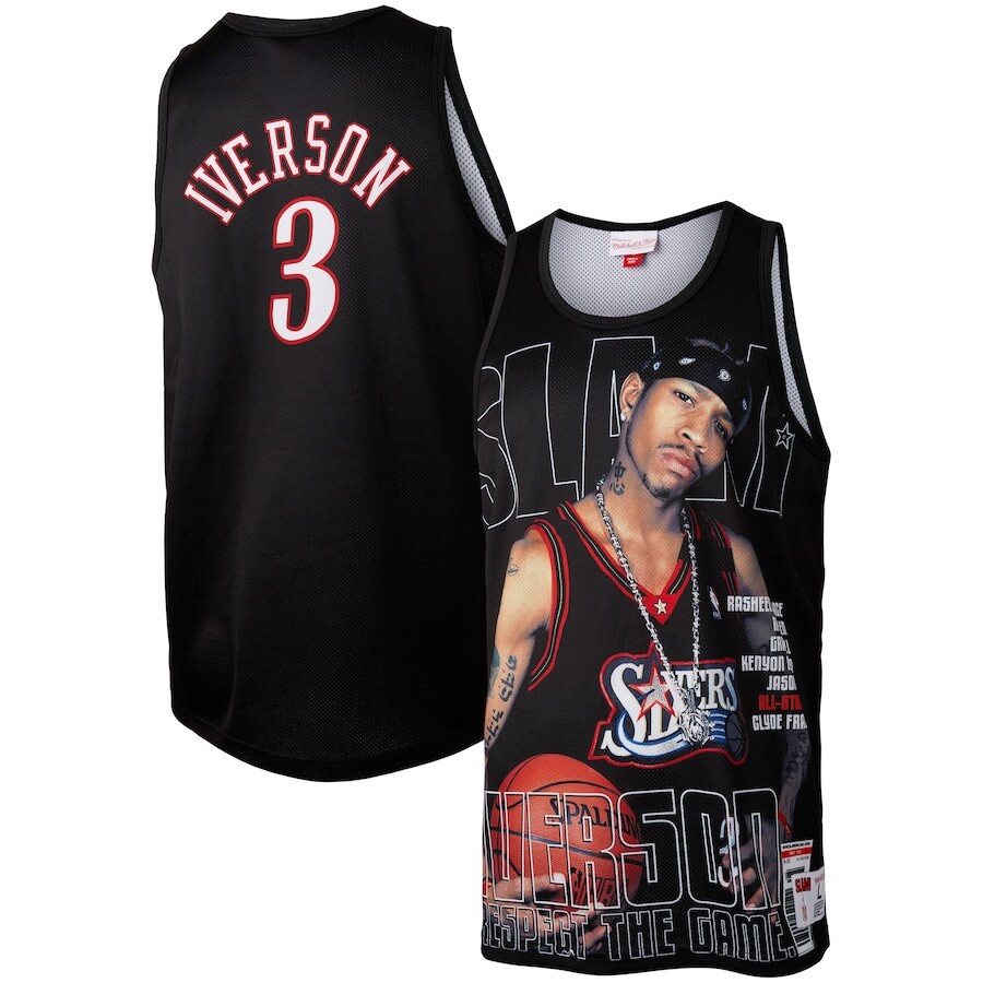 

Майка Mitchell & Ness Philadelphia 76Ers, черный