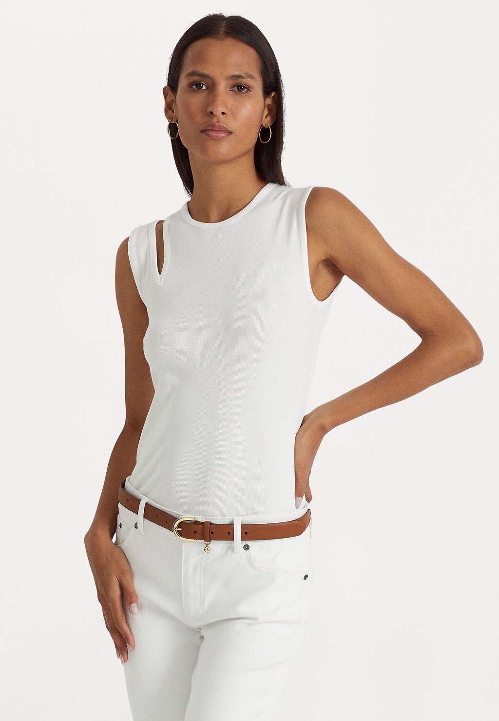 

Топ Lauren Ralph Lauren, белый