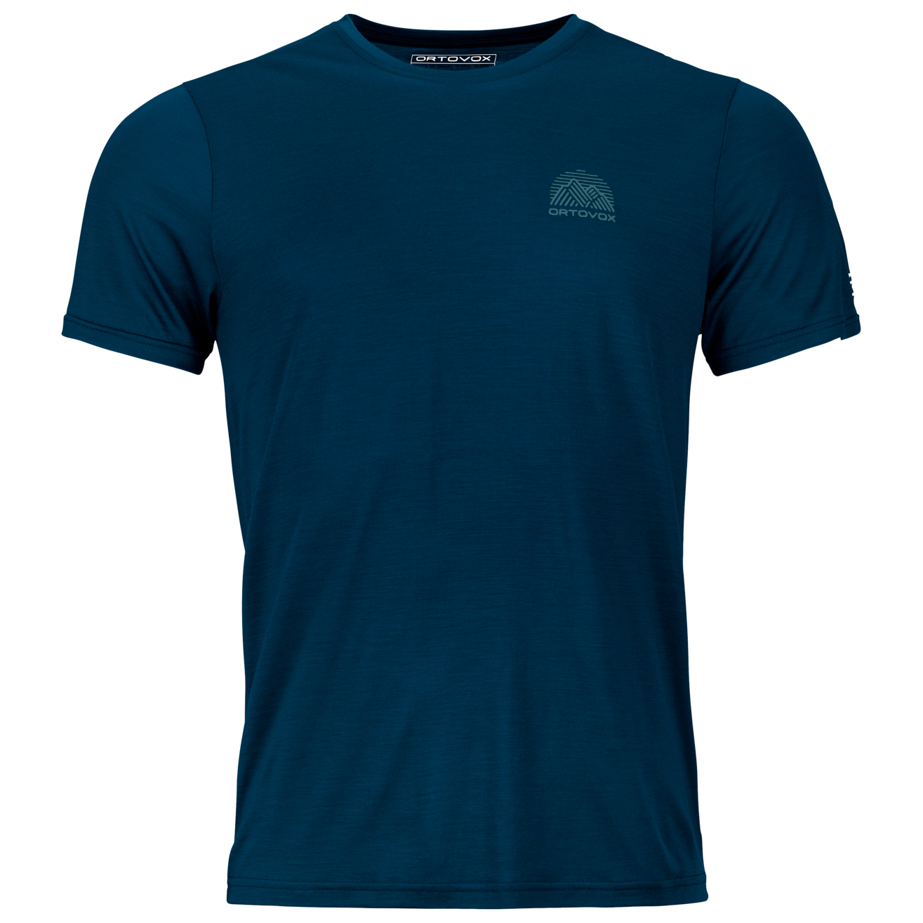 Рубашка из мериноса Ortovox 120 Cool Tec Mountain Stripe T Shirt, цвет Deep Ocean