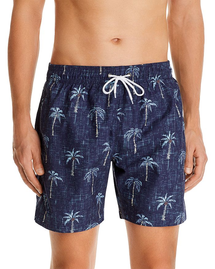 

6-дюймовые плавательные шорты с принтом Sano Trunks Surf & Swim Co., синий