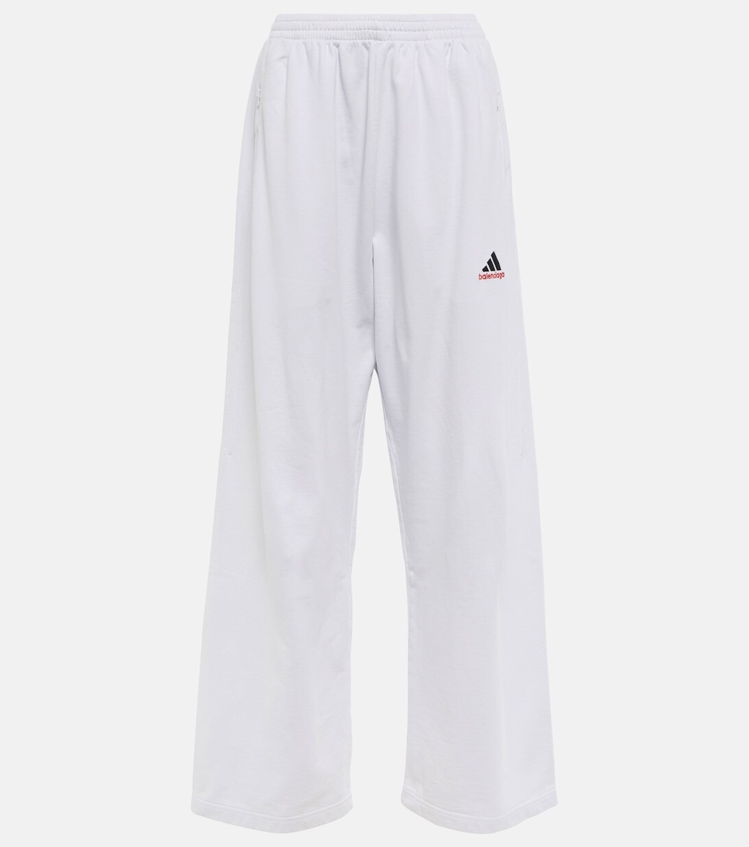 

Флисовые спортивные штаны Baggy из коллаборации с Adidas BALENCIAGA, черный
