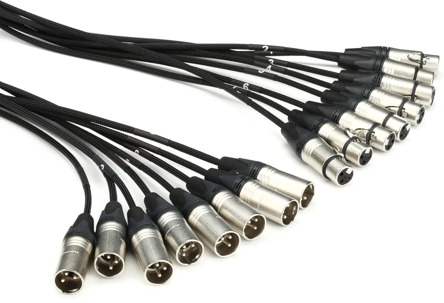 

JUMPERZ J8CHXM-XF-20 8-канальный разъем XLR «папа» на разъем «мама» XLR «змея» — 20 футов