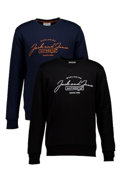 

Толстовка с овальным вырезом с логотипом - 2 шт Jack & Jones
