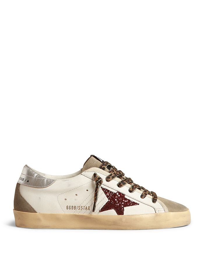 

Женские низкие кроссовки Superstar Glitter Star Golden Goose