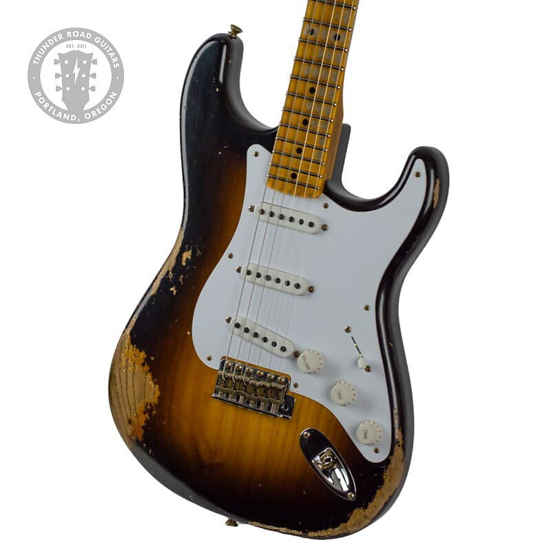 

Электрогитара Fender Custom Shop Ltd 70th Anniversary '54 Stratocaster Heavy Relic Wide Fade 2-Tone Sunburst