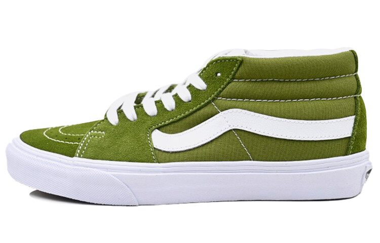 

Туфли для скейтбординга унисекс Vans Sk8 Mid, зеленые