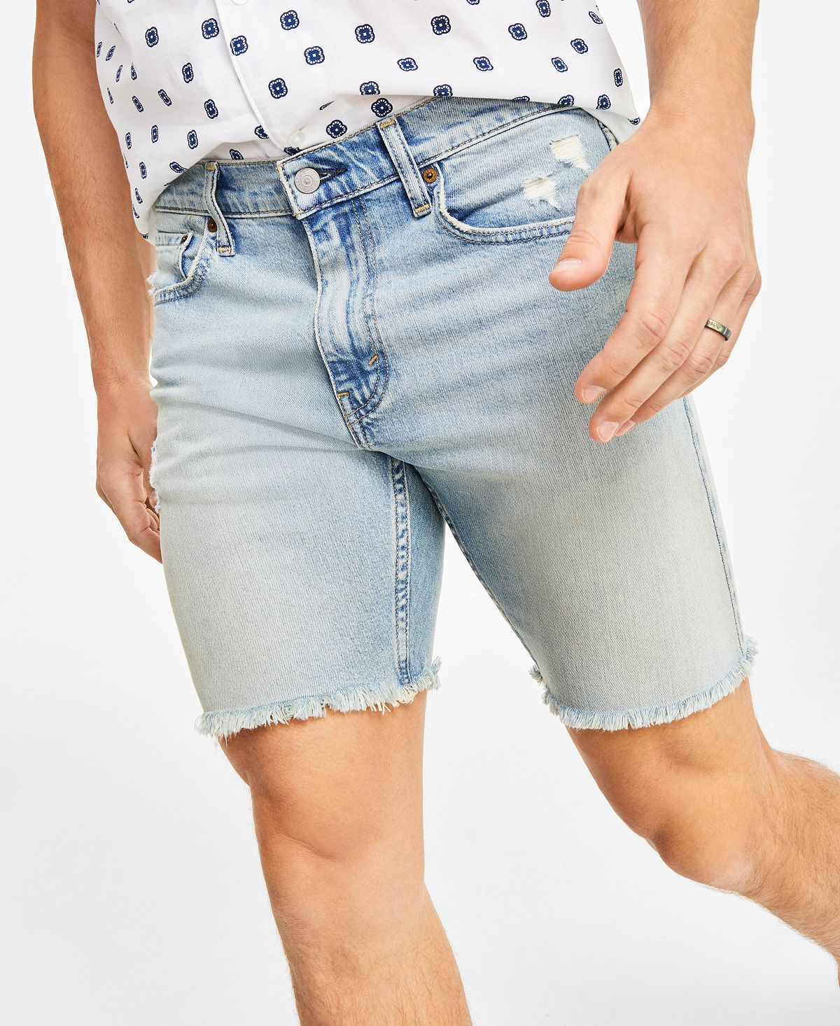 Мужские джинсовые шорты Flex 412 Slim Fit с 5 карманами и шириной 9 дюймов Levi's