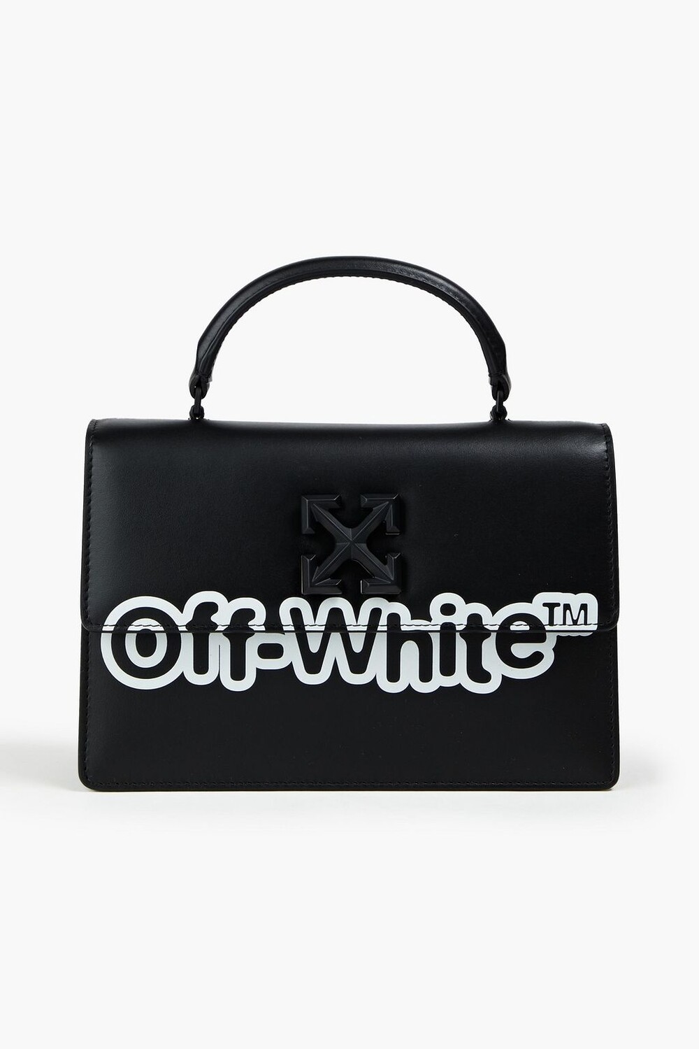 

Кожаная сумка-тоут Jitney 1.4 с принтом Off-White, черный