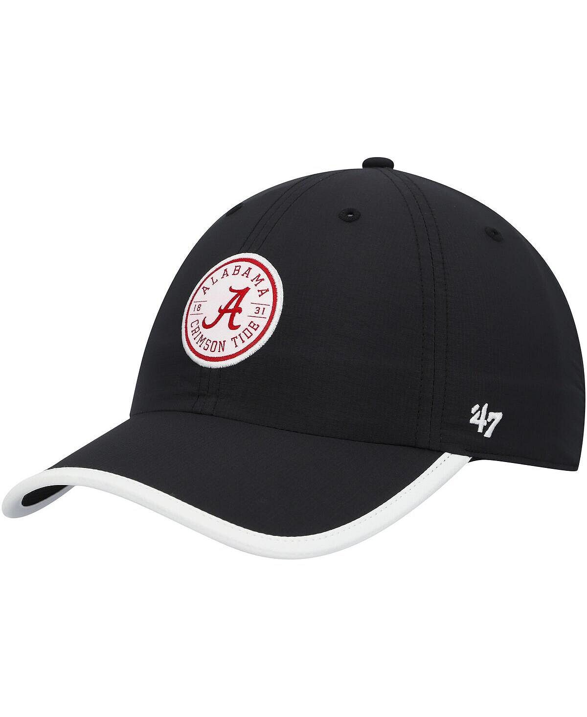 

Мужская черная регулируемая шапка Alabama Crimson Tide Microburst Clean Up '47 Brand